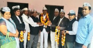 फतेहपुर(CNF)। आप के नवनियुक्त जिलाध्यक्ष का हुआ स्वागत