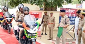 फतेहपुर(CNF)। यूपी-112 को मिले पांच नए बाइक रेस्पॉन्स वाहन