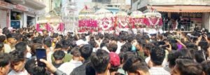 फतेहपुर(CNF)। या हुसैन.या हुसैन की सदा से रात भर गूंजा शहर
