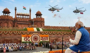 Red Fort पर 80वें Independence Day पर गूंजा वंदे मातरम्, PM Modi ने 75 मिनट का भाषण दिया