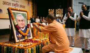 Atal Bihari Vajpayee को CM Yogi ने दी श्रद्धांजलि, कहा- उनका जीवन राष्ट्र प्रथम का उदाहरण