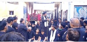 फतेहपुर(CNF)/ शहीदाने कर्बला की याद में निकाला गया अलविदाई जुलूस