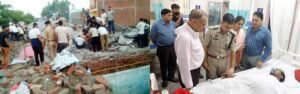 फतेहपुर(CNF)। सिलेंडर फटने से दो मंजिला मकान जमींदोज, चार की मौत