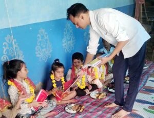 फतेहपुर(CNF)। कन्या पूजन के जरिए सेवा, संस्कार और शिक्षा का संदेश